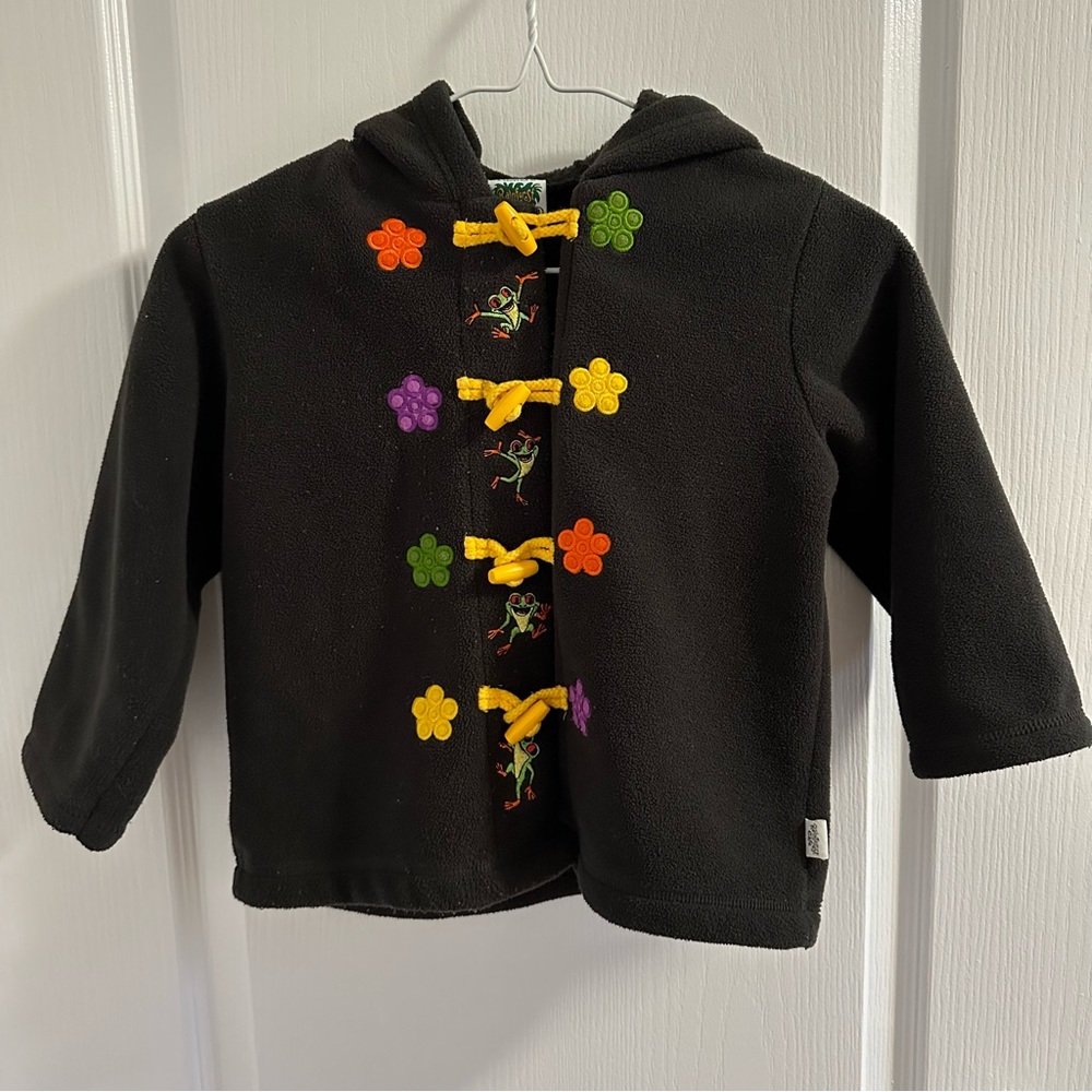 RAINFOREST CAFE FROG FLEECE FALL JACKET